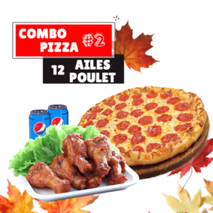Combo Pizza + Ailes #2