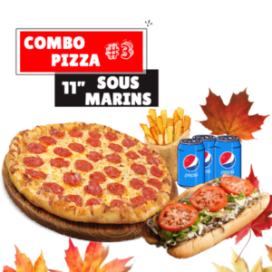 Combo Pizza + Sous-Marin #3