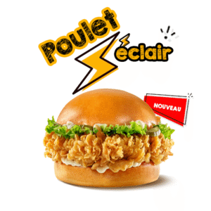Burger Poulet Eclair